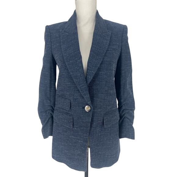 Veronica Beard Martel Navy Dickey Blazer Jacket Size 2 - Picture 5 of 16